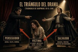 El Triángulo Dramático en el cine